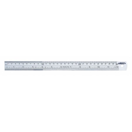 Steel Rule SS 6" L Unfinished 23/32" W by USA Insize Rulers & Straight Edges