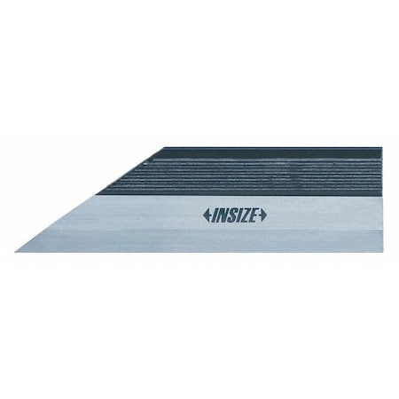Straight Edge SS 3 29/32" L Satin Chrome by USA Insize Rulers & Straight Edges