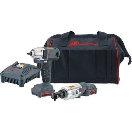 Cordless Combination Kit 12V 2 Tools Type IQV12 202 by USA Ingersoll Cordless Power Tool Combination Kits