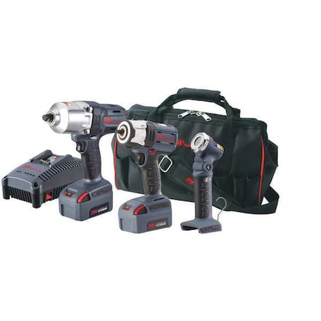 Cordless Combination Kit 20V 3 Tools by USA Ingersoll Cordless Power Tool Combination Kits