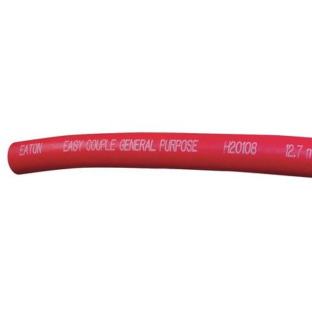 Easy Couple Hose 1/4" I.D. 250 ft. L Red by USA Eaton Hydraulic Bulk Hoses