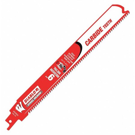 Reciprocating Saw Blade 9" L x 1" H Type DS0910CF by USA Diablo Reciprocating Power Saw Blades