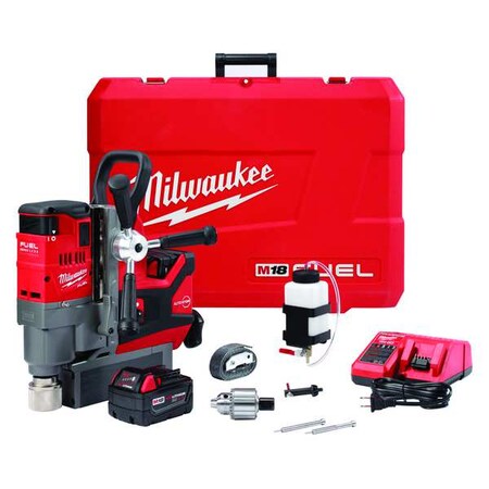M18 Magnetic Drill Kit 18V Li Ion Permanent by USA Milwaukee Magnetic Drill Presses