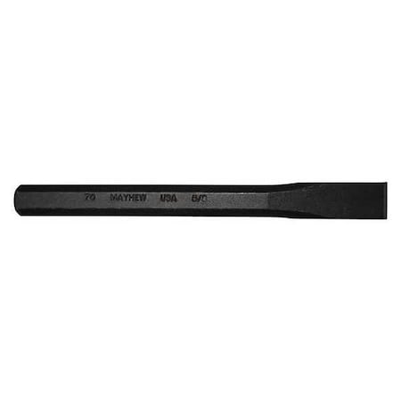 Cold Chisel 3/8 in. x 6 in. Steel BO by USA Mayhew Chisels