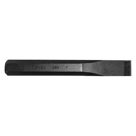Cold Chisel 1 in. x 8 in. Steel BO by USA Mayhew Chisels
