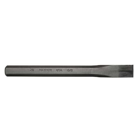 Cold Chisel 5/8 in. x 6 1/2 in. Steel by USA Mayhew Chisels