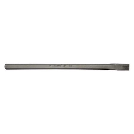 Cold Chisel 5/8 in. x 12 in. Steel by USA Mayhew Chisels