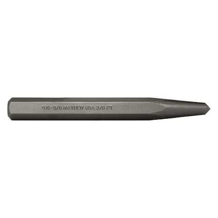 Center Punch 6 1/4 in L Steel Shot Blast by USA Mayhew Center Punches