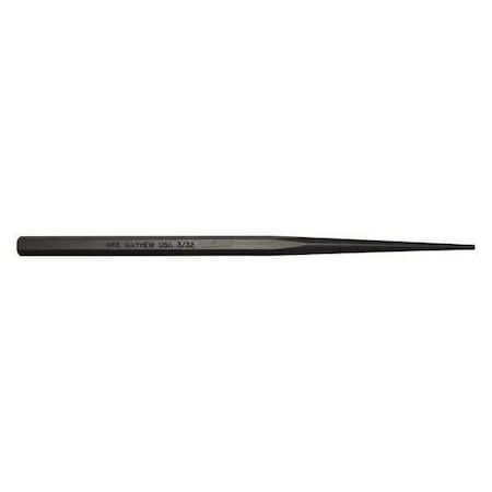 Line Punch 8in L 3/32in Tip Steel BO by USA Mayhew Hand Held Punches
