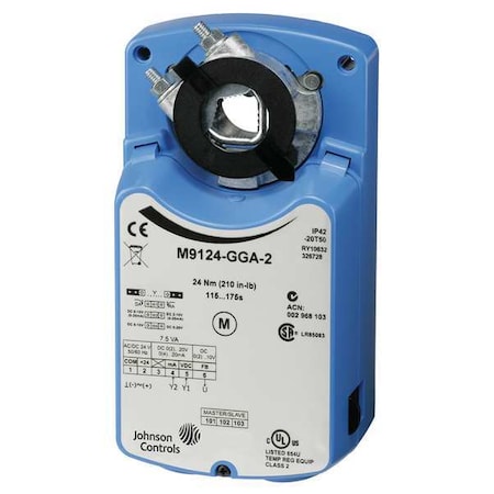 Electric Actuator 210 in.-lb. -4 to 122 by Johnson in US