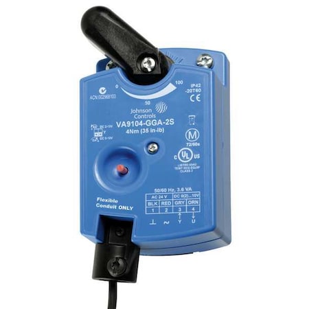 Elec Act 35 in.-lb. Floating 24VAC by Johnson in US