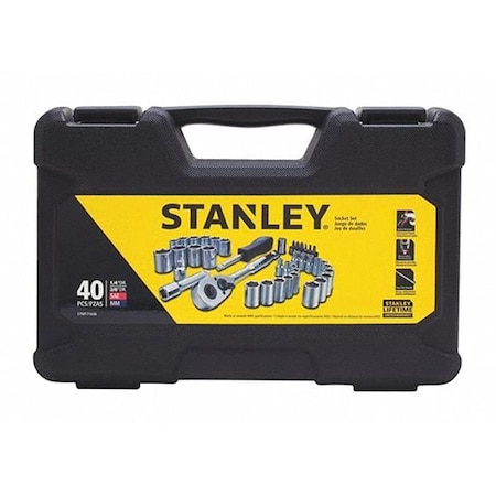 Socket Set 40 pcs. by USA Stanley Socket Sets