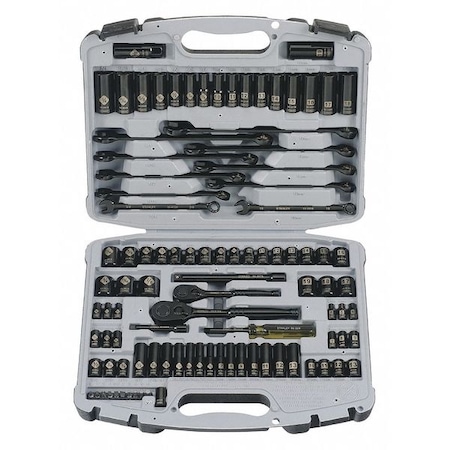 Socket Set 99 pcs. Black Chrome by USA Stanley Socket Sets