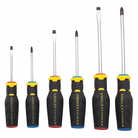 FATMAX Screwdriver Set 6pcs. by USA Stanley Box I Beam & Torpedo Levels
