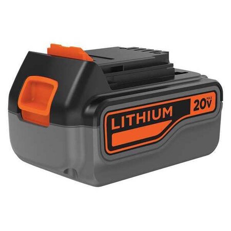 Lithium Battery Pack 20V 4.0A Min. Qty 2 by USA Black & Decker Cordless Power Tool Accessories