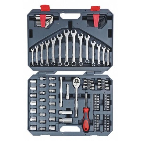MechanicsTool 12pt SAE/Metr 128pc. 3/8in by USA Crescent General Hand Tool Kits