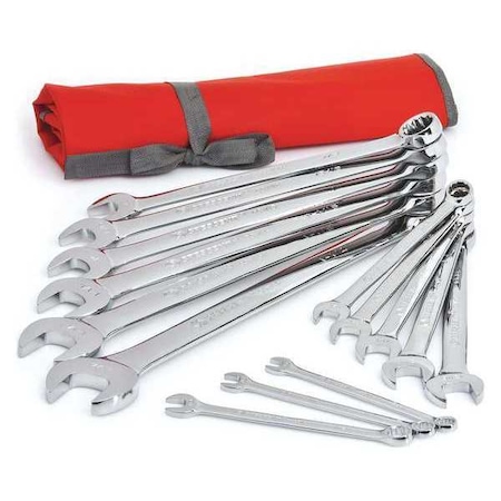 Combination Wrench Set 14 pc. SAE by USA Crescent Combination Wrench Sets