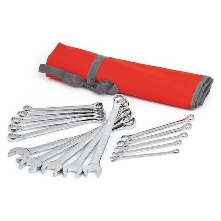 Combination Wrench Set 15 pc. Metric by USA Crescent Combination Wrench Sets