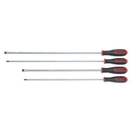 Comb Dual Material Screwdriver Set 4pc by USA Gearwrench Screwdriver Sets