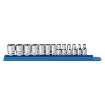 Socket 13pc 1/4in drive 6pt Stndr metric by USA Gearwrench Sockets