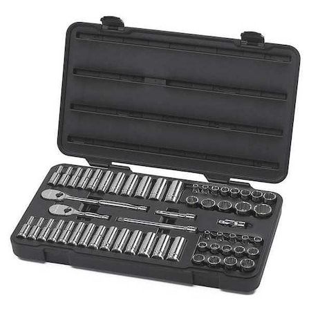 Socket drive 12 Pt. 57 Pc. 3/8 in. by USA Gearwrench Sockets