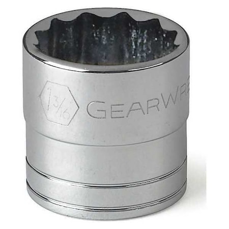 Socket drive12pt Stnd sae 1/2in 1 3/16in by USA Gearwrench Sockets