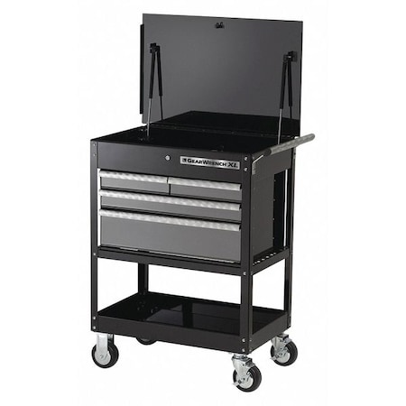 Tool Cart XL Series Black/Silver 32in by USA Gearwrench Rolling & Combination Cabinets & Carts