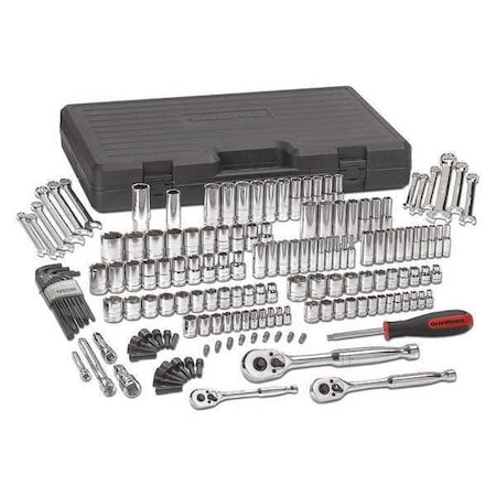 Drive Set 165 Pc. 1/4 in. 3/8 in. 1/2 in by USA Gearwrench Hand Tool Master Sets