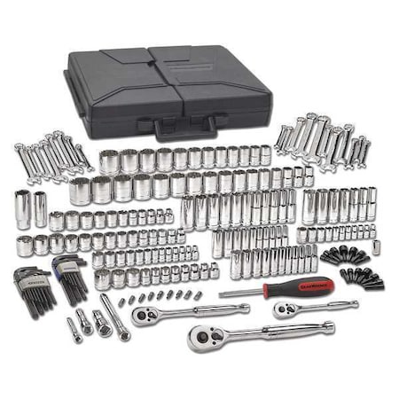 Drive Set 216 Pc. 1/4 in. 3/8 in. 1/2 in by USA Gearwrench Hand Tool Master Sets