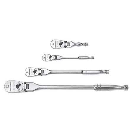 Gearwrench Ratchet Set 4 pc. Polish Flex 84 Tooth Technical Info