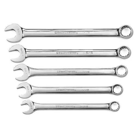 Combination Wrench Set sae 5 Pc. large by USA Gearwrench Combination Wrench Sets