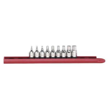 SAE Stubby Hex Bit Driver Set 9 Pc. by USA Gearwrench Screwdriver Sets