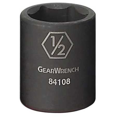 Gearwrench Impact Socket Drive 6pt 1/4 in. 1/2 in. Technical Info