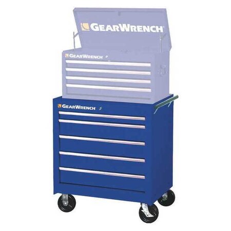 27" 5 Drawer Roller Cabinet TEP Series Red by USA Gearwrench Tool Chest & Side Cabinets