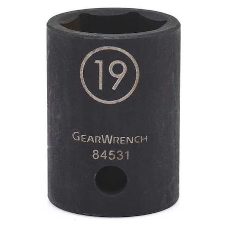 Standard Impact Socket 1/2in Dr 6pt 21mm by USA Gearwrench Sockets