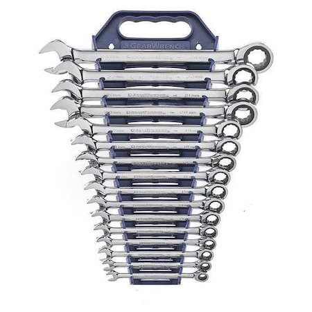 Combination Ratcheting Wrench 16pc Metric by USA Gearwrench Ratcheting Wrenches