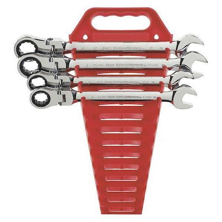 Combination Ratcheting Wrench 4 pc. by USA Gearwrench Ratcheting Wrenches