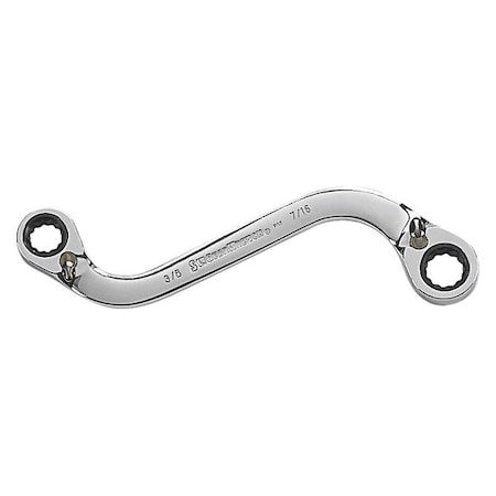 Ratcheting Wrench 3/8 x 7/16 in S Shaped by USA Gearwrench Ratcheting Wrenches