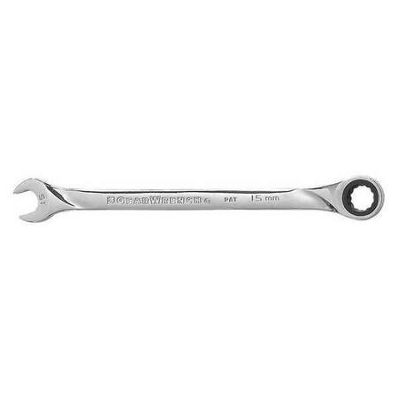Ratcheting Comb Wrench 15mm XL Type 85015 by USA Gearwrench Ratcheting Wrenches