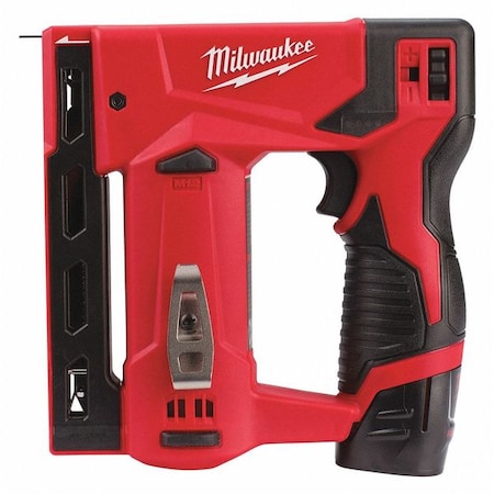 Cordless Stapler 12.0V Battery Included by USA Milwaukee Cordless Power Nailers & Staplers