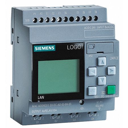 Controller 8 Inputs 4 Outputs Model 6ED10521HB000BA8 by USA Siemens Industrial Automation Programmable Controller Accessories