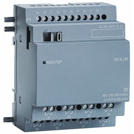 Input/Output Module 8 Inputs 8 Outputs Model 6ED10551NB100BA2 by USA Siemens Industrial Automation Programmable Controller Accessories