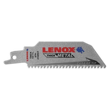 Reciprocating Saw Blade 4" L x 1" H PK5 by USA Lenox Reciprocating Power Saw Blades