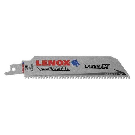 Reciprocating Saw Blade 6" L x 1" H PK5 by USA Lenox Reciprocating Power Saw Blades
