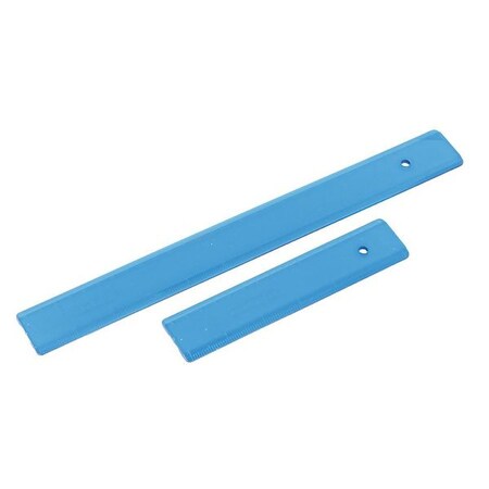 Ruler 12" L Plastic Hang Hole Hook PK10 by USA Detectamet Rulers & Straight Edges