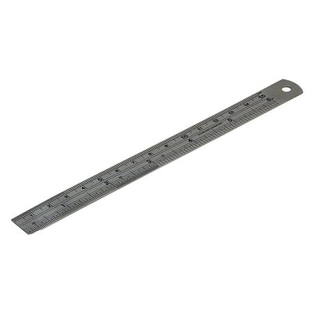 Steel Rule 6" L SS Hang Hole Hook PK10 by USA Detectamet Rulers & Straight Edges