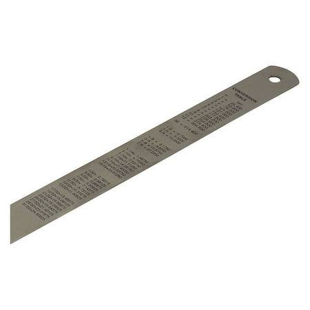 Steel Rule 18" L SS Hang Hole Hook PK2 by USA Detectamet Rulers & Straight Edges