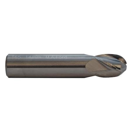 Ball End Mill 5.00mm Dia Carbide by USA M.A. Ford Carbide End Mills
