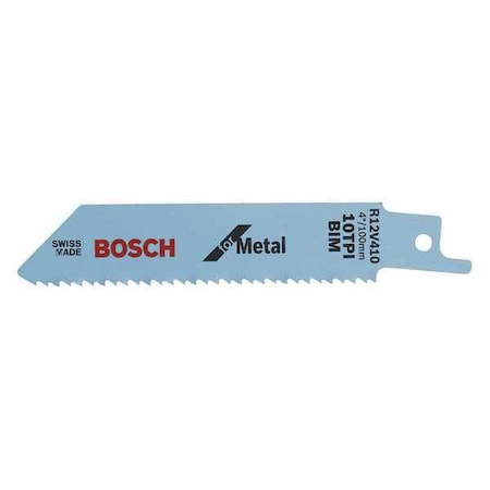 4" L Reciprocating Saw Blade Bulk 10TPI Min. Qty 500 by USA Bosch Reciprocating Power Saw Blades