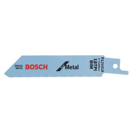 4" L Reciprocating Saw Blade Bulk 18TPI Min. Qty 500 by USA Bosch Reciprocating Power Saw Blades